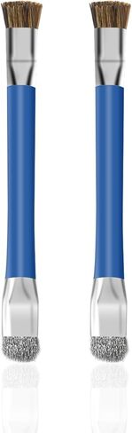 GTHUNDER 2pcs Phone Motherboard IC Cleaning Brush,Double Head Anti-Static ESD Safe Hard Brush,Motherboard Cleaning Tools Cleaning Brush for Computer, Mobile Phone,Watch Etc Circuit Board Cleaner-Blue in Kuwait