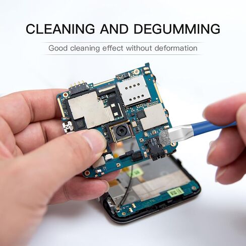 GTHUNDER 2pcs Phone Motherboard IC Cleaning Brush,Double Head Anti-Static ESD Safe Hard Brush,Motherboard Cleaning Tools Cleaning Brush for Computer, Mobile Phone,Watch Etc Circuit Board Cleaner-Blue in Kuwait
