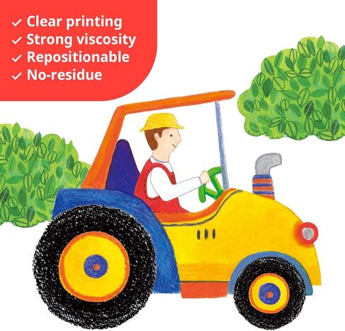 DECOWALL SG2-2107 Construction Transportation Wall Decals Car Truck Tractor Road Stickers for Kids Boys Living Room Decor Bedroom Playroom Nursery Peel and Stick Removable in Kuwait