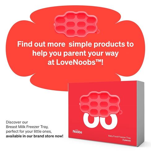 LoveNoobs Baby Fruit Feeder, 2 Pack | Silicone Teether, Frozen Teething Toy, Fruit Pacifier with 6 Teats, BPA/BPS Free, Food-Grade Mesh, Baby Feeding, 2 Pack in Kuwait