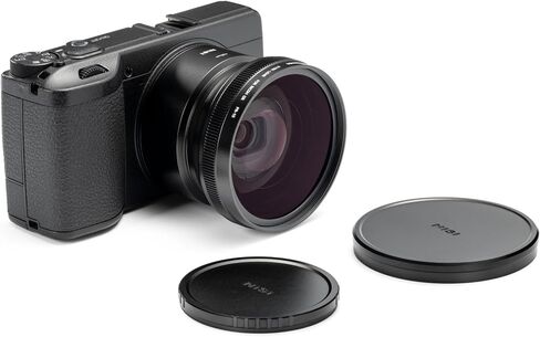 NiSi, Wide Conversion Lens Kit for Ricoh GR IV | 0.78x Wide Lens PR-10 & GR4 Adapter PR-8 with Secure Lock - 21mm Equivalent, 49mm Thread for Filters & Accessories in Kuwait