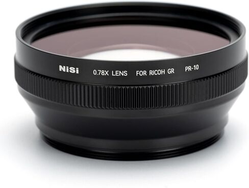 NiSi, Wide Conversion Lens Kit for Ricoh GR IV | 0.78x Wide Lens PR-10 & GR4 Adapter PR-8 with Secure Lock - 21mm Equivalent, 49mm Thread for Filters & Accessories in Kuwait