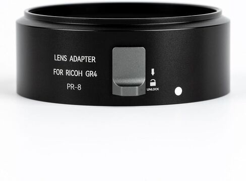 NiSi, Wide Conversion Lens Kit for Ricoh GR IV | 0.78x Wide Lens PR-10 & GR4 Adapter PR-8 with Secure Lock - 21mm Equivalent, 49mm Thread for Filters & Accessories in Kuwait