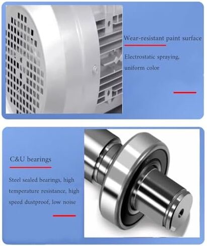110V Vortex Ring Blower Industrial Regenerative Blower Strong Centrifugal Vortex Fan Large Airflow Vacuum Pump 120W 250W 350W 750W for Aquaculture Pond Aeration(550W) in Kuwait