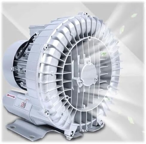 120W 110V Industrial Vortex Blower High Pressure Centrifugal Fan for Pond Aeration, Pure Copper Motor Aviation Aluminum Housing with Filter IP54 Waterproof Regenerative Air Pump in Kuwait