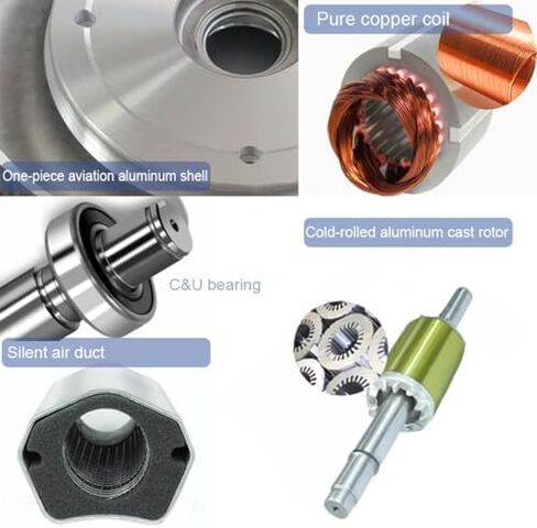 Regenerative Blower High Pressure Vortex Ring Blower Industrial Vortex Blower 110V Fish Pond Aerator Vacuum Pump 120W 180W 250W 350W 550W(550W) in Kuwait