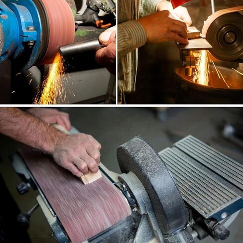 Sanding Belts 1-1/2" x 30" Aluminum Oxide Sanding Belt, 60 Grit, 10 Pack (20) in Kuwait