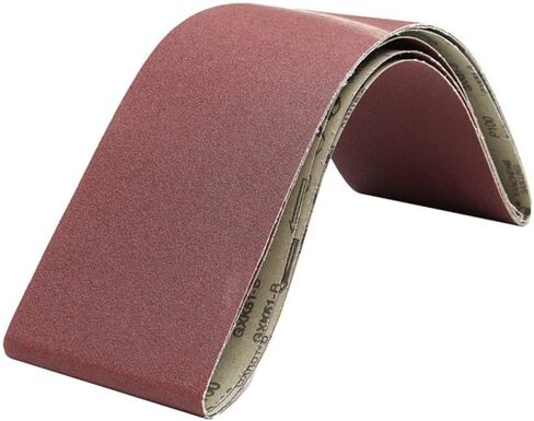 6 Inch X 48 Inch Sanding Belts, 60/80/120/240/320 Grits, Belt Sander Tool for Woodworking, Metal Polishing, Aluminum Oxide Sanding Belts (5 Pack) in Kuwait