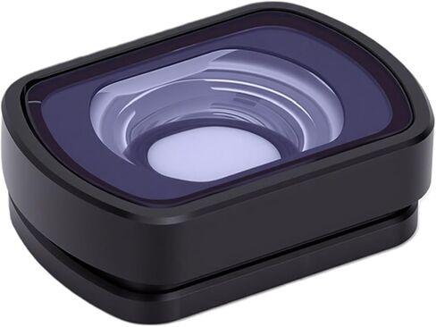 Jiawu Wide Angle Lens for Pockets 4, 0.72X Magnetic Optical Glass Lens with Aluminum Alloy Frame & Storage Box, Camera Attachment for Photography, Vlogging, Travel in Kuwait