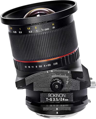 Rokinon 24mm F3.5 Full Frame Tilt-Shift Lens for Sony E Mount Cameras Black (Renewed) in Kuwait
