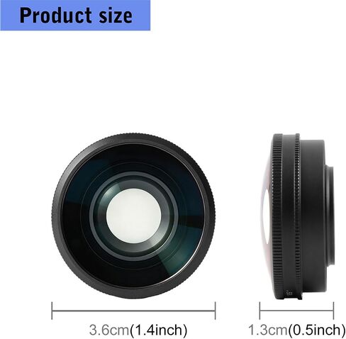 185Degree Wide Camera Angles Lens Premium Glass Ideal for Action 6 Camera Outdoor Activities and Adventure Filming Wide Corner Lens in Kuwait