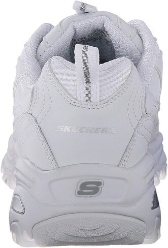 Skechers womens D'lites Fresh Start Wide Fashion Sneaker, White, 7.5 Wide US in Kuwait