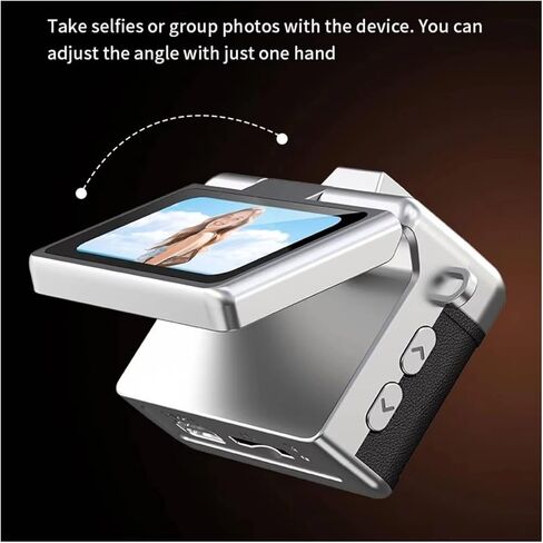 Ourlife Thumb Keychain Mini CCD Camera | 1.47" Flip Screen Retro HD Portable Video Camcorder Recorder(Green) in Kuwait
