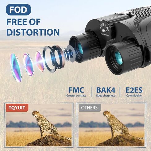 Binoculars 15x25 for Adults,High Powered Easy Focus Binoculars with Low Light Vision for Bird Watching,Travel and Concerts,Sightseeing and Sport Games in Kuwait