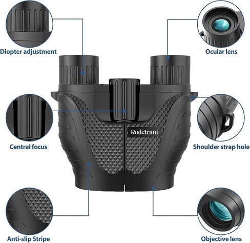 Binoculars 15x25 for Adults,High Powered Easy Focus Binoculars with Low Light Vision for Bird Watching,Travel and Concerts,Sightseeing and Sport Games in Kuwait