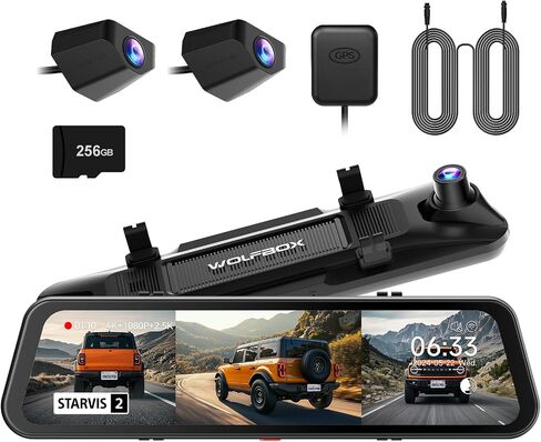 WOLFBOX G900 Tripro Bumper Version & 10ft 6-Pin Threaded Rear Camera Extension Cable in Kuwait