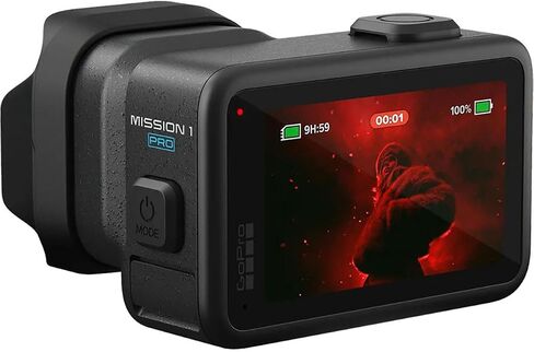GoPro Mission 1 PRO Compact Cinema Action Camera, Waterproof Underwater Camera with 8K60 Video, 1" Sensor, 50MP Photos, 1080p960 Slow Motion, HyperSmooth Stabilization, Head Strap, 32GB SD in Kuwait