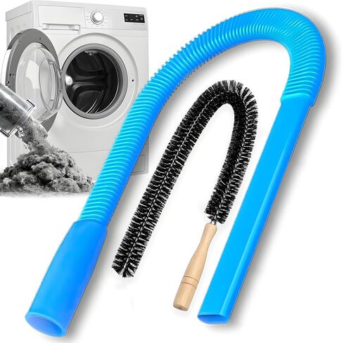 Universal Dryer Vent Cleaner Kit Compatible with All Vacuum Cleaner Include Vacuum Hose Attachment Accessories Brush Lint Brush,Dryer Vent Vacuum Hose in Kuwait