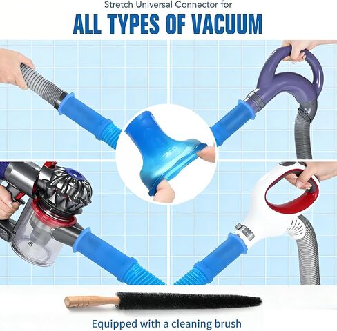 Universal Dryer Vent Cleaner Kit Compatible with All Vacuum Cleaner Include Vacuum Hose Attachment Accessories Brush Lint Brush,Dryer Vent Vacuum Hose in Kuwait