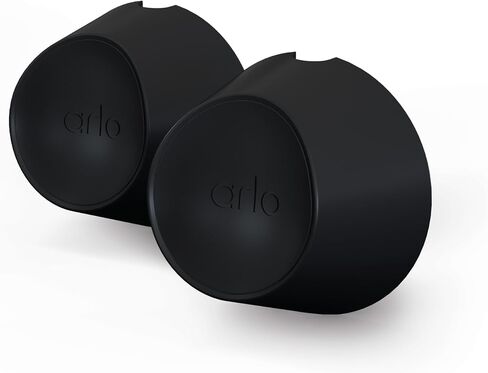 Arlo Magnetic Wall Mounts (2 Count) Black, Certified Accessory, Indoor & Outdoor Use, Works Pro 3/4/5S/6, Ultra Cameras in Kuwait