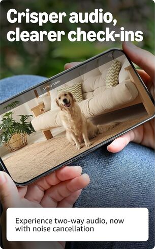 Blink Mini 2K+ (newest model) with 1-Year Basic plan – Plug-in Home & Pet Security Camera with 2K video resolution, color night vision, enhanced audio, motion detection – 1 camera (Black) in Kuwait