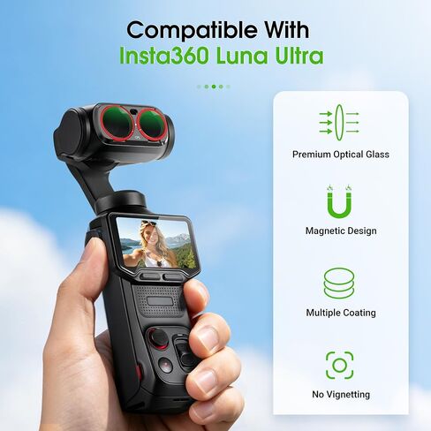 CPL Filter for Insta 360 Luna Ultra Circular Polarizing Lens Accessories in Kuwait