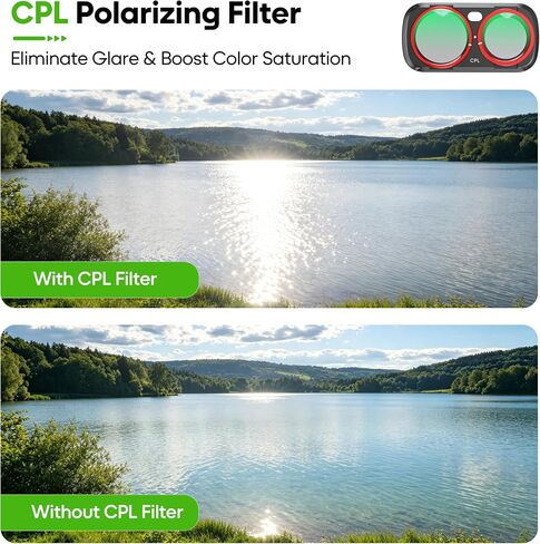 CPL Filter for Insta 360 Luna Ultra Circular Polarizing Lens Accessories in Kuwait