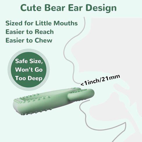 3-Pack Baby Teething Toys with Anti-Drop Clip, Infant Silicone Teether Ring | Food-Grade Silicone Infant Toys, BPA-Free, Easy-to-Hold Teethers for Babies and Toddlers, Baby Essentials for Teething Relief in Kuwait