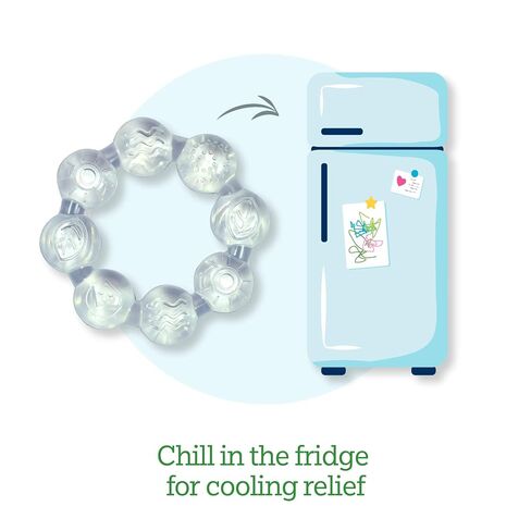 Cooling Ring Teether-Clear in Kuwait