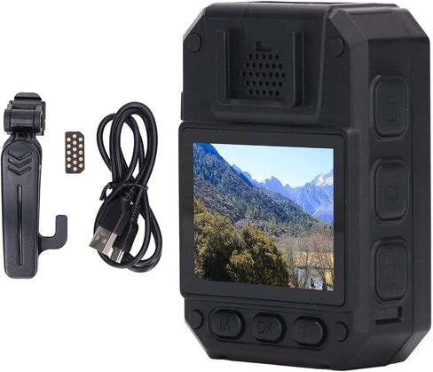 Cryfokt Body Camera with 2.0in IPS Display, 170 Wide Angle, Infrared Night, 8+ Hours Recording, for Law Enforcement, Cycling, Construction in Kuwait