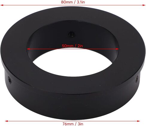 ZJchao Stereo Microscope Camera Adapter Ring 76mm to 50mm Aluminum Alloy 120X 180X 300X Monocular C Mount Lens Video Microscope Adapter in Kuwait