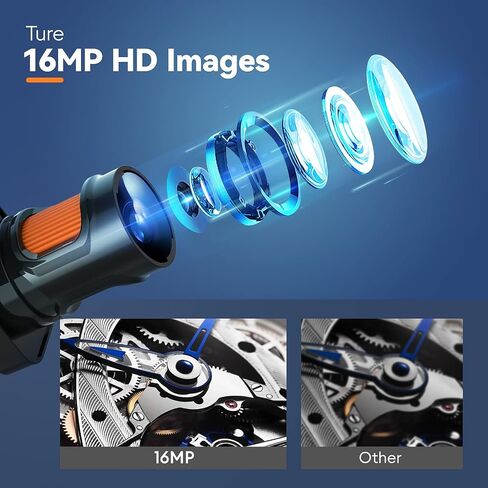 Hayve 9 '' LCD Digital Microscope, 1500X Magnification Coin Microscope with 16MP Camera, Micro Soldering Microscope for Adults, 32GB Card Included, Wired Remote, Compatible with Windows/Mac OS | 16MP Camera, 32GB Card Included, Wired Remote, Compatible wi in Kuwait