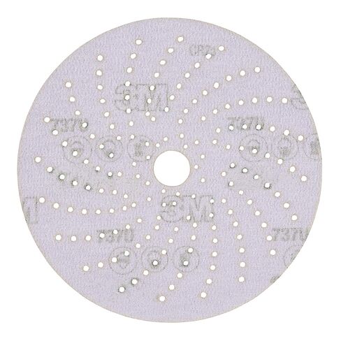 3M Cubitron II Hookit Clean Sanding Abrasive Disc 31483, 6 in, 320+ Grade, Pack of 50 Discs, Virtually Dust-Free, High Performance, Long Lasting, Multi-Hole Pattern, Feather Edging, Stock Removal in Kuwait