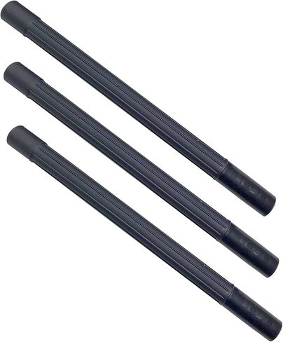 Wessel 1.25in x 19in Vacuum Extension Wand 3-PK, Plastic, Friction Fit | Rigid reinforced plastic; fits 1.25 in friction-fit & button-locking handles and attachments, no locking; pack of 3 wands in Kuwait