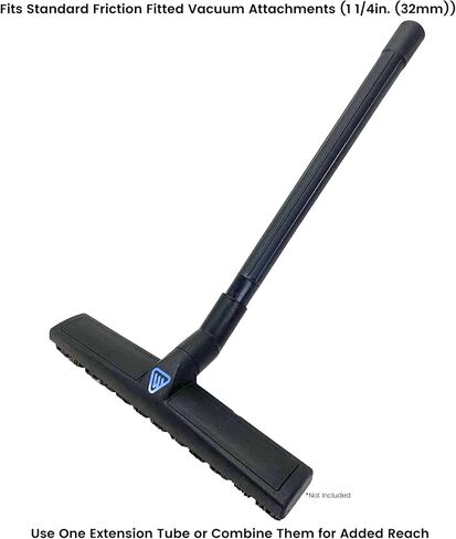 Wessel 1.25in x 19in Vacuum Extension Wand 3-PK, Plastic, Friction Fit | Rigid reinforced plastic; fits 1.25 in friction-fit & button-locking handles and attachments, no locking; pack of 3 wands in Kuwait