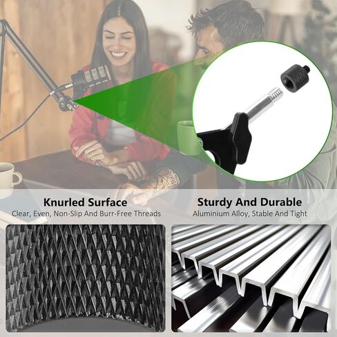 2 Pack 3/8" Female to 1/4" Male Screw Adapter Thread for Tripod Accessories Microphone Holder Camera Mount in Kuwait
