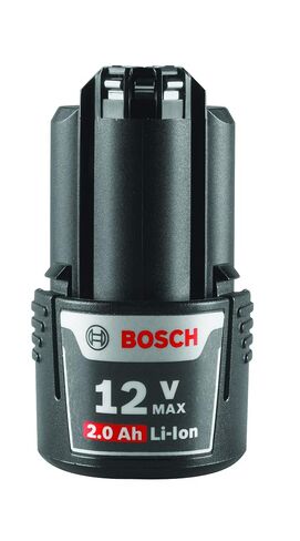Bosch BAT414 12V 2.0Ah Max Li-Ion Battery for Bosch 12V Tools | Compact Lightweight Design | Fade-Free Runtime | Integrated Power Indicator | Fast Charging Support in Saudi Arabia