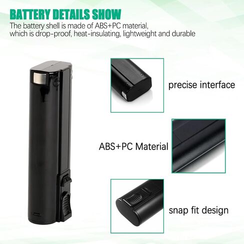 Upgraded 4500mAh 2Pack 6V Ni-Mh Battery Compatible for Paslode 6V Battery 404717 B20544E BCPAS-404717 404400 900420 900600 901000 902000 B20720 CF-325 IM200 F18 IM250 IM350A PS604N Cordless Nailer in Kuwait