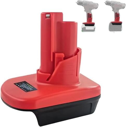 for M18 to for M12 Battery Adapter, for Milwaukee 18V to 12V Converter, Convert for Milwaukee 18V Battery to 12V Battery Tools in Kuwait