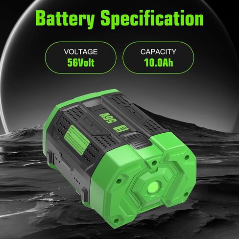 2 Pack BA2800 BA4200 10000mAh 56V Replacement for EGO 56V Battery (Multi) | Compatible with EGO 56 Volt Battery Power+ Tools BA4200T CS1604 CS1804 CS1403 HT2400 LB6504 LB5804 LB6500 LB4800 PH1400 Tools in Kuwait