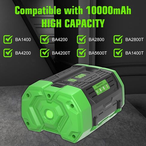2 Pack BA2800 BA4200 10000mAh 56V Replacement for EGO 56V Battery (Multi) | Compatible with EGO 56 Volt Battery Power+ Tools BA4200T CS1604 CS1804 CS1403 HT2400 LB6504 LB5804 LB6500 LB4800 PH1400 Tools in Kuwait