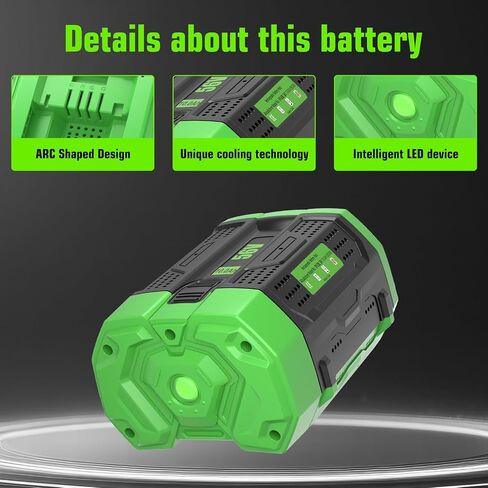 2 Pack BA2800 BA4200 10000mAh 56V Replacement for EGO 56V Battery (Multi) | Compatible with EGO 56 Volt Battery Power+ Tools BA4200T CS1604 CS1804 CS1403 HT2400 LB6504 LB5804 LB6500 LB4800 PH1400 Tools in Kuwait