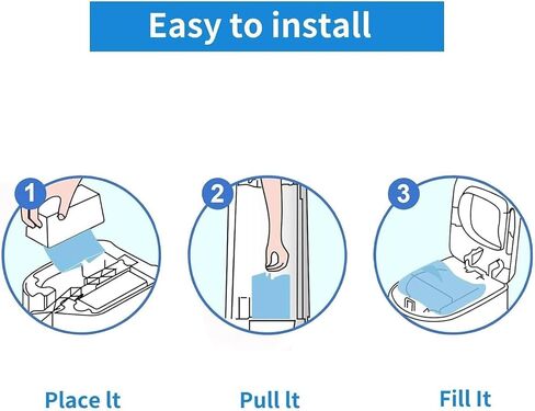 Diaper Pail Easy Roll Refill Bags,Compatible with Genie Easy Roll Signature | Compatible with Genie Easy Roll Signature and Platinum Pails, Each 30 Bags Holds Up to 1410 Newborn Diapers,4 Pack (120 Bags) in Kuwait