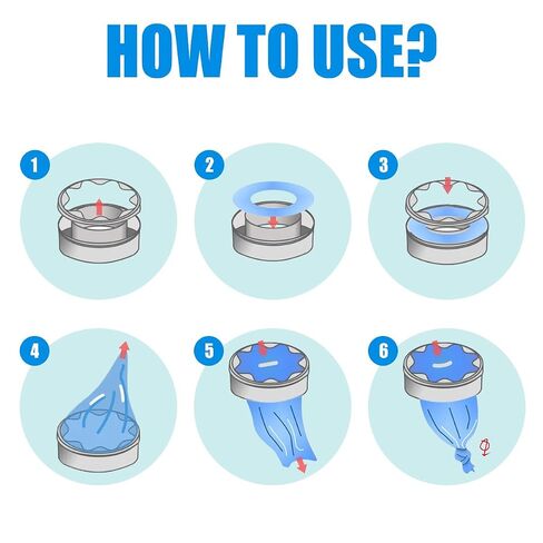 Compatible with Diaper Genie Pails Diaper Pail Refills | 10 Pack Continuous Long-Roll Lemon-Scent Refills | Leak-Resistant Odor-Blocking Diaper Disposal Bags | Easy Cut & Tie System in Kuwait