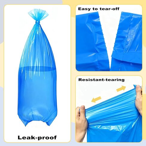 Diaper Pail Refills Bags Compatible with Genie Easy Roll Signature & Platinum Diaper Pails | Holds Up to 1410 Newborn Diapers Per Refill | 7 Layer Odor Barrier Technology, 2Pack(60 Bags) in Kuwait