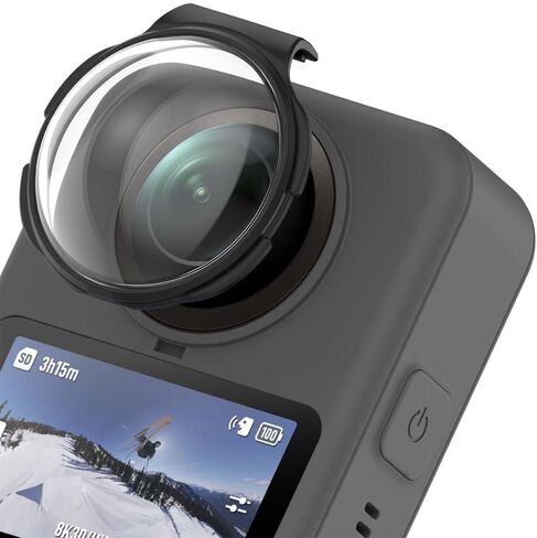 Optical Glass Protector Compatible with DJI OSMO 360 Panoramic Camera - OSMO Filter Protective Case (Black) in Kuwait