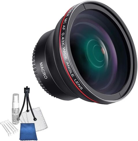 37mm Wide Angle Fisheye Lens with Macro for Sony TRV340, TRV345, TRV350, TRV351, TRV355, TRV356 and DCR-TRV361 Digital Camcorder in Kuwait