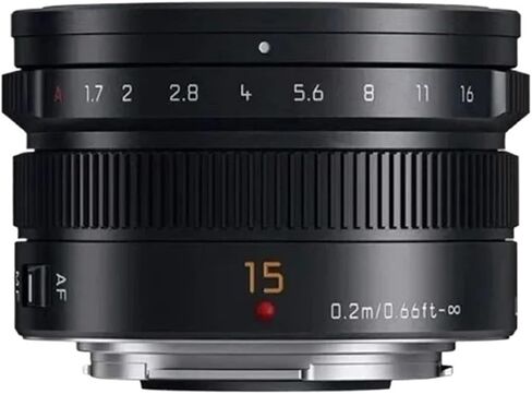 Compatible for DJI M4/3 Mount 15mm F1.7 Fixed Prime Lens | Large aperture design, compact barrel construction, suited in Kuwait