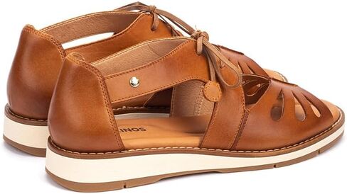 PIKOLINOS ROQUETAS W9B-0947 Women's Sandals - Premium Calfskin Leather - Cushioned Insole and Lace-Up Fit for All Day Walking - Lightweight - Everyday Comfort in Kuwait