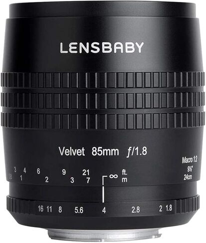 Lensbaby Velvet 85 Sony E Focal Length 85 mm 24 cm Close Focusing Distance Suitable for Sony System Cameras and SLR Cameras LBV85X in Kuwait